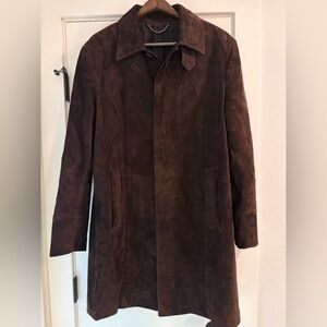 Gieves & Hawkes reindeer hide mens winter coat XXL